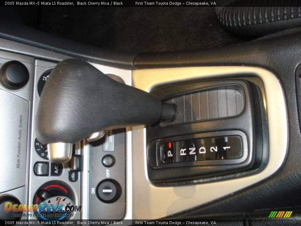 2005 Mazda MX-5 Miata LS Roadster Black Cherry Mica / Black Photo #12