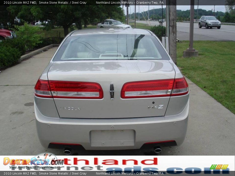 2010 Lincoln MKZ FWD Smoke Stone Metallic / Steel Gray Photo #3