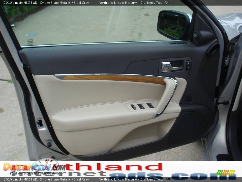 2010 Lincoln MKZ FWD Smoke Stone Metallic / Steel Gray Photo #6
