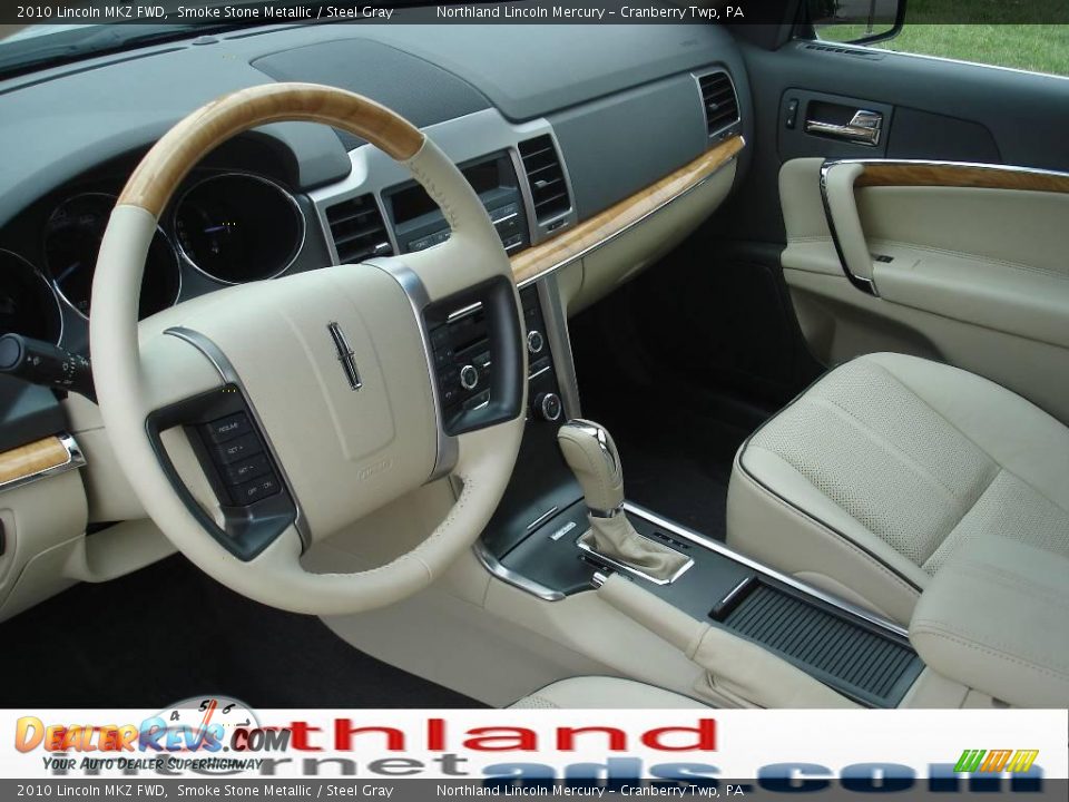 2010 Lincoln MKZ FWD Smoke Stone Metallic / Steel Gray Photo #7