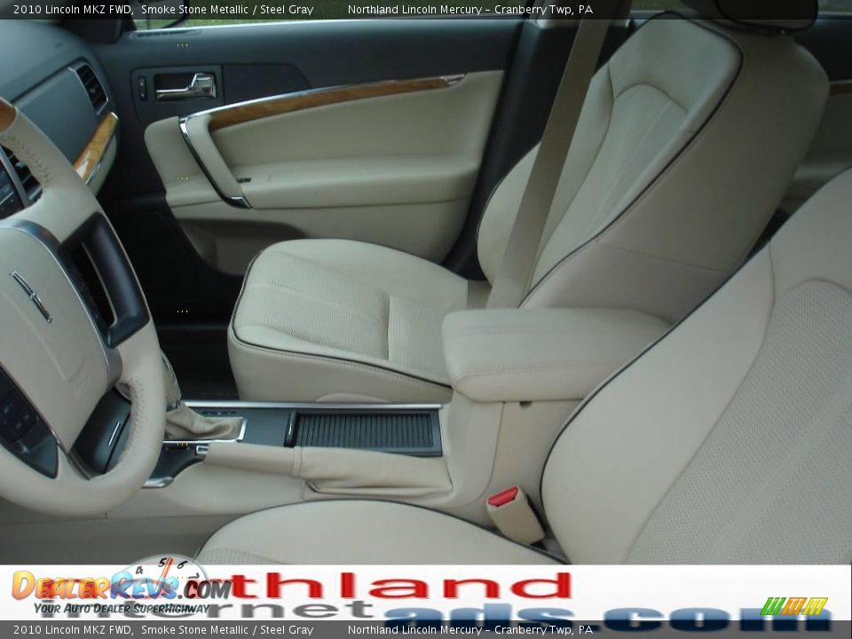 2010 Lincoln MKZ FWD Smoke Stone Metallic / Steel Gray Photo #8