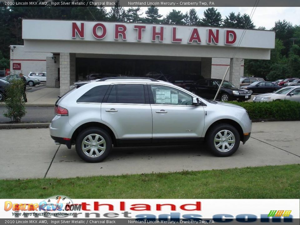 2010 Lincoln MKX AWD Ingot Silver Metallic / Charcoal Black Photo #1