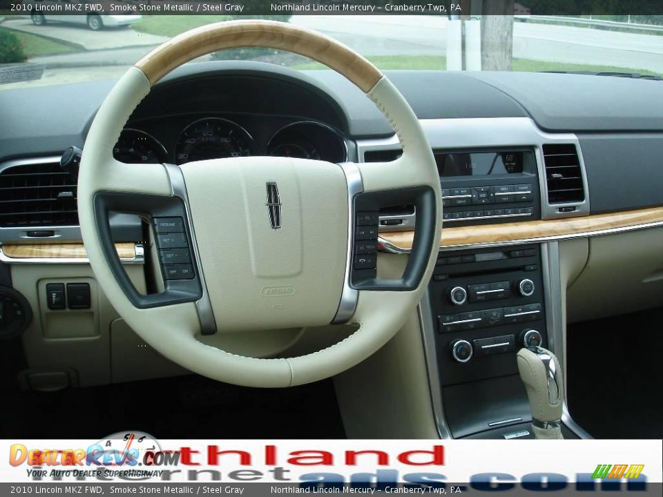 2010 Lincoln MKZ FWD Smoke Stone Metallic / Steel Gray Photo #11