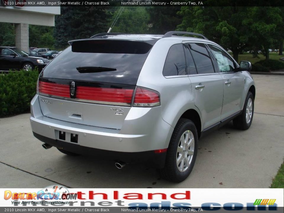 2010 Lincoln MKX AWD Ingot Silver Metallic / Charcoal Black Photo #2