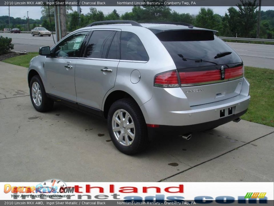 2010 Lincoln MKX AWD Ingot Silver Metallic / Charcoal Black Photo #4