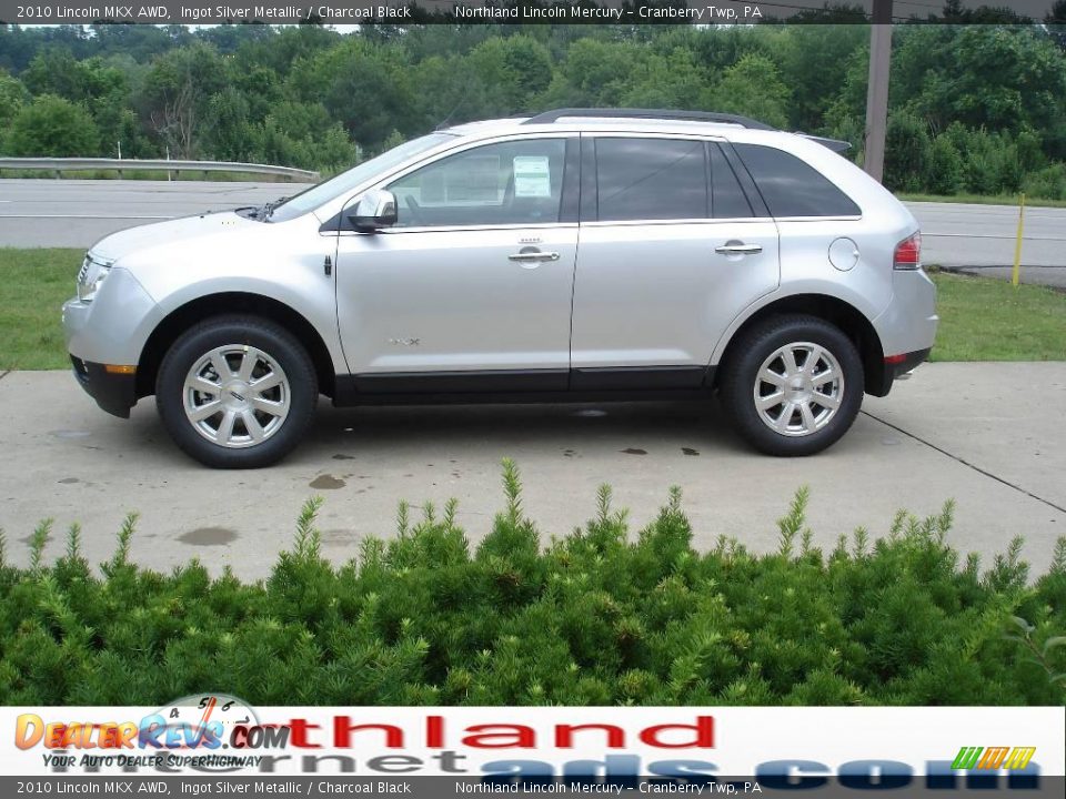 2010 Lincoln MKX AWD Ingot Silver Metallic / Charcoal Black Photo #5