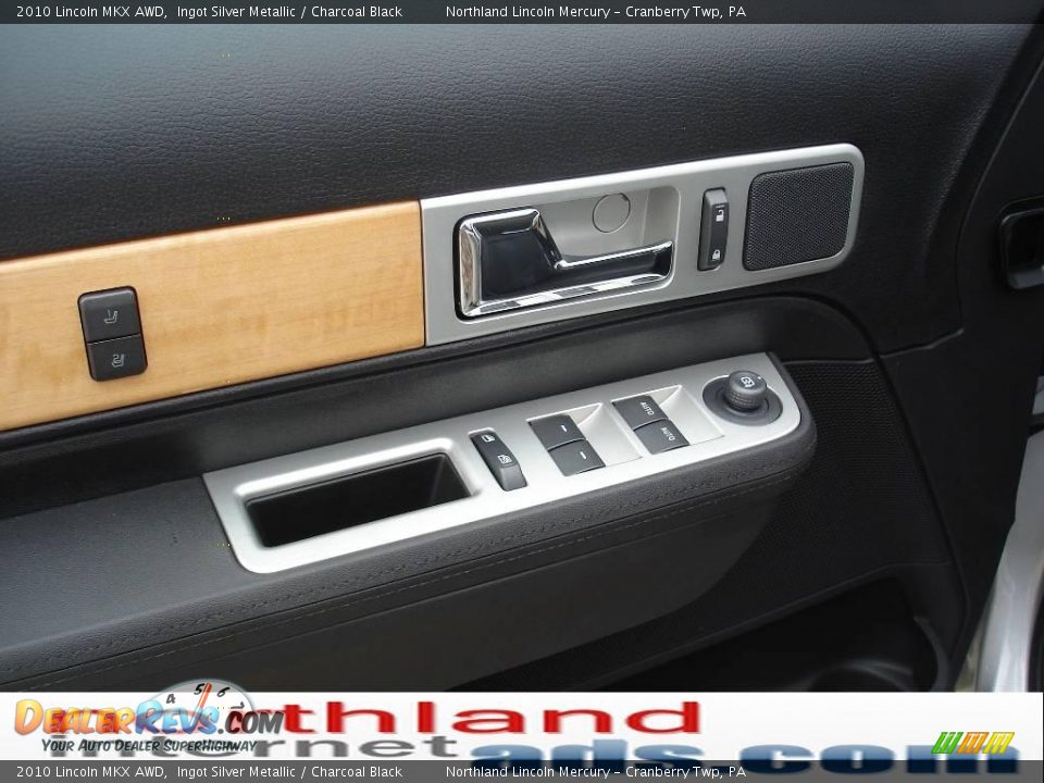 2010 Lincoln MKX AWD Ingot Silver Metallic / Charcoal Black Photo #6