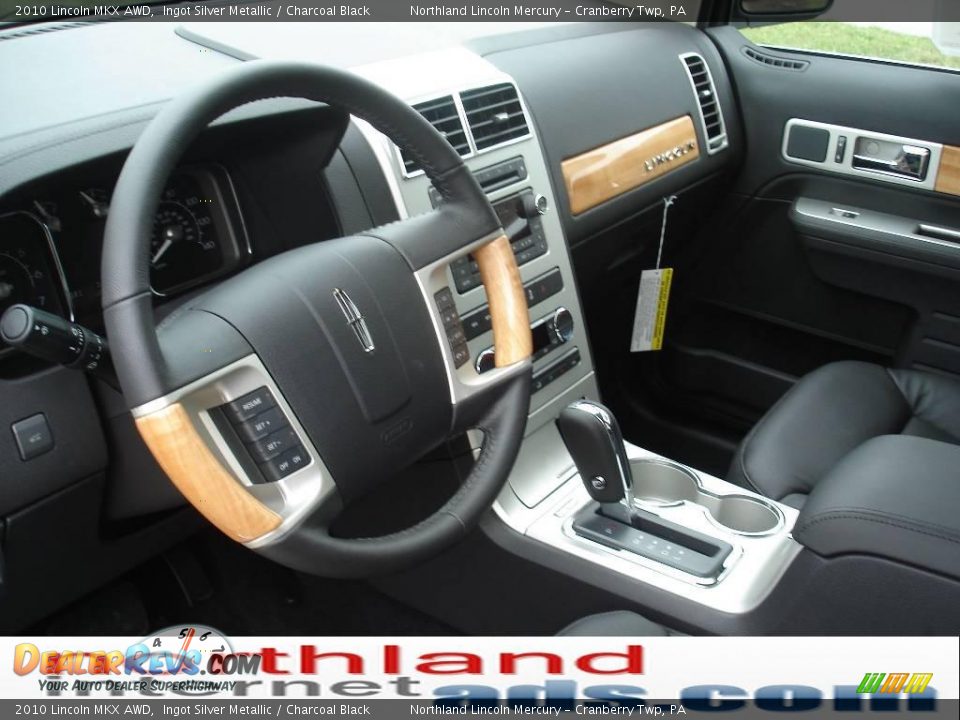 2010 Lincoln MKX AWD Ingot Silver Metallic / Charcoal Black Photo #7