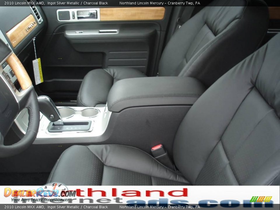 2010 Lincoln MKX AWD Ingot Silver Metallic / Charcoal Black Photo #8
