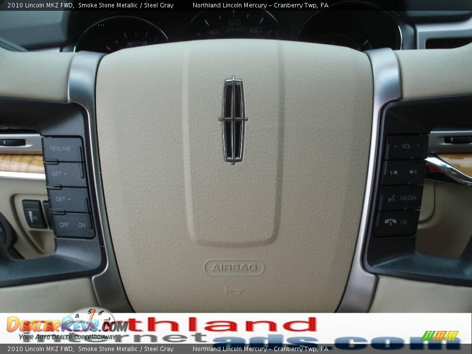 2010 Lincoln MKZ FWD Smoke Stone Metallic / Steel Gray Photo #19