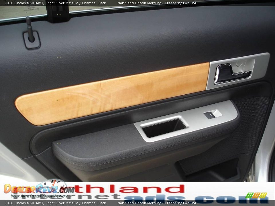 2010 Lincoln MKX AWD Ingot Silver Metallic / Charcoal Black Photo #12
