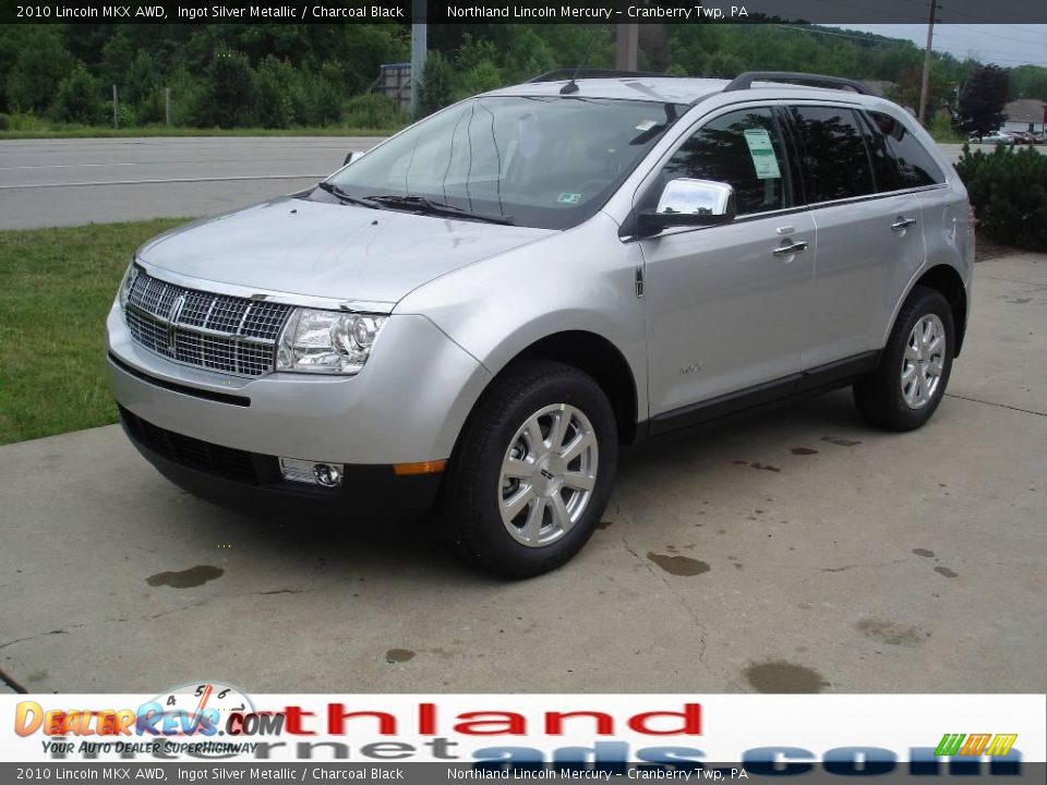 2010 Lincoln MKX AWD Ingot Silver Metallic / Charcoal Black Photo #14