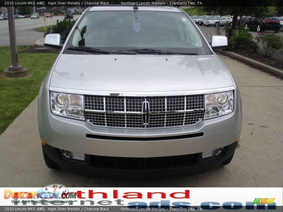 2010 Lincoln MKX AWD Ingot Silver Metallic / Charcoal Black Photo #15
