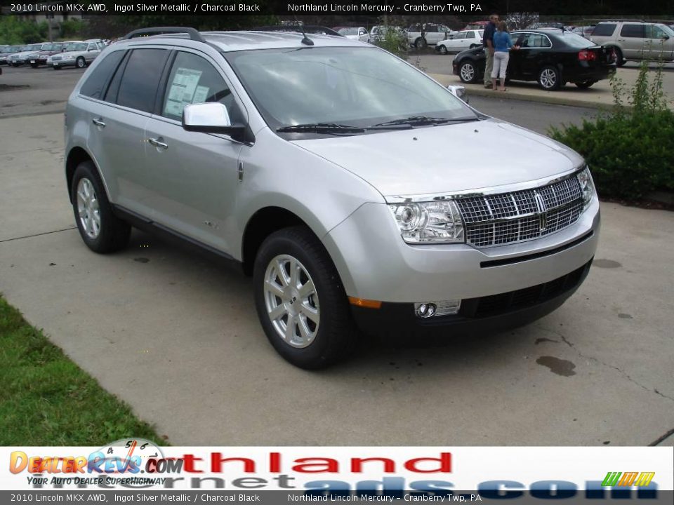 2010 Lincoln MKX AWD Ingot Silver Metallic / Charcoal Black Photo #16