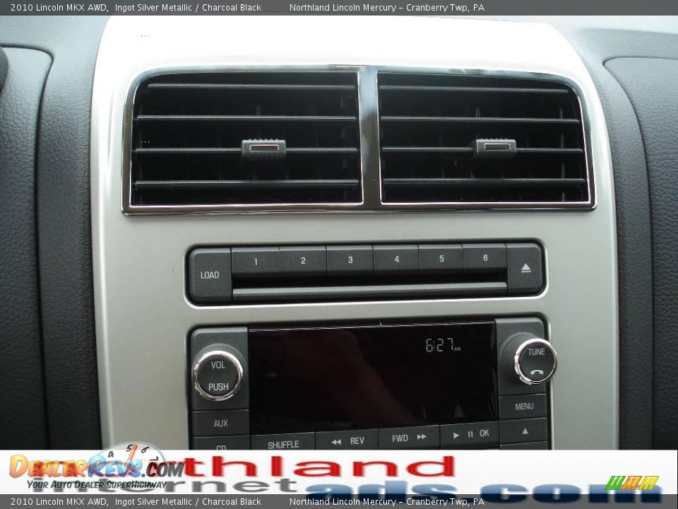 2010 Lincoln MKX AWD Ingot Silver Metallic / Charcoal Black Photo #17