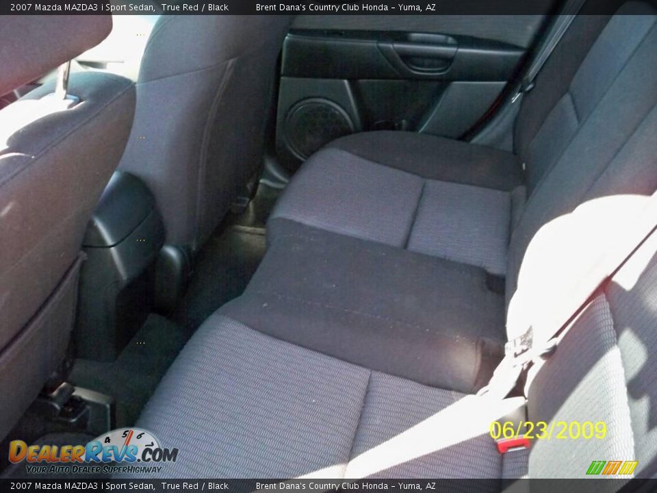 2007 Mazda MAZDA3 i Sport Sedan True Red / Black Photo #5