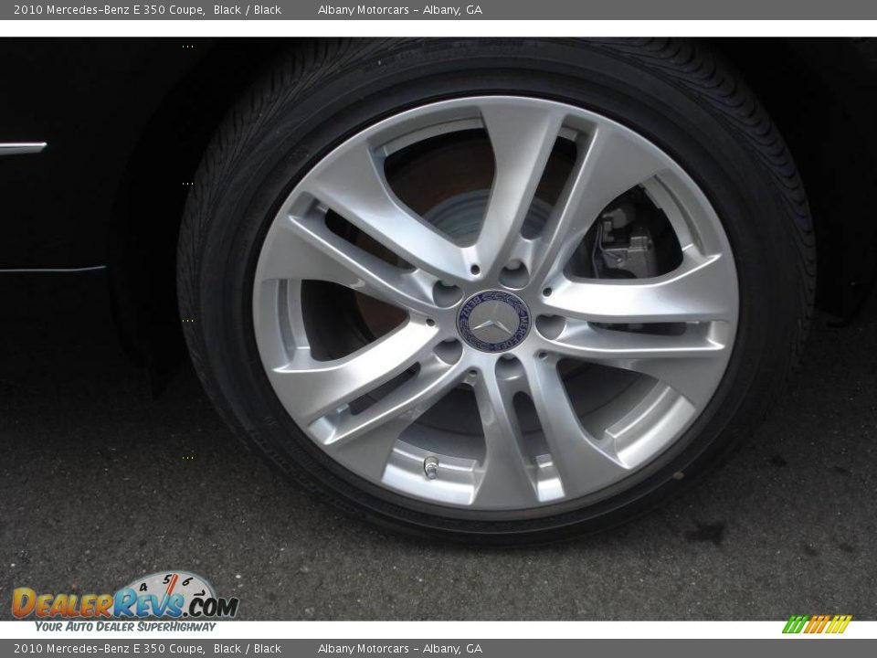 2010 Mercedes-Benz E 350 Coupe Black / Black Photo #6