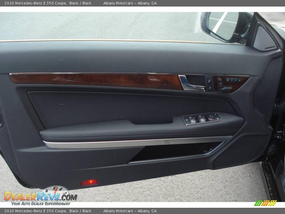 2010 Mercedes-Benz E 350 Coupe Black / Black Photo #8