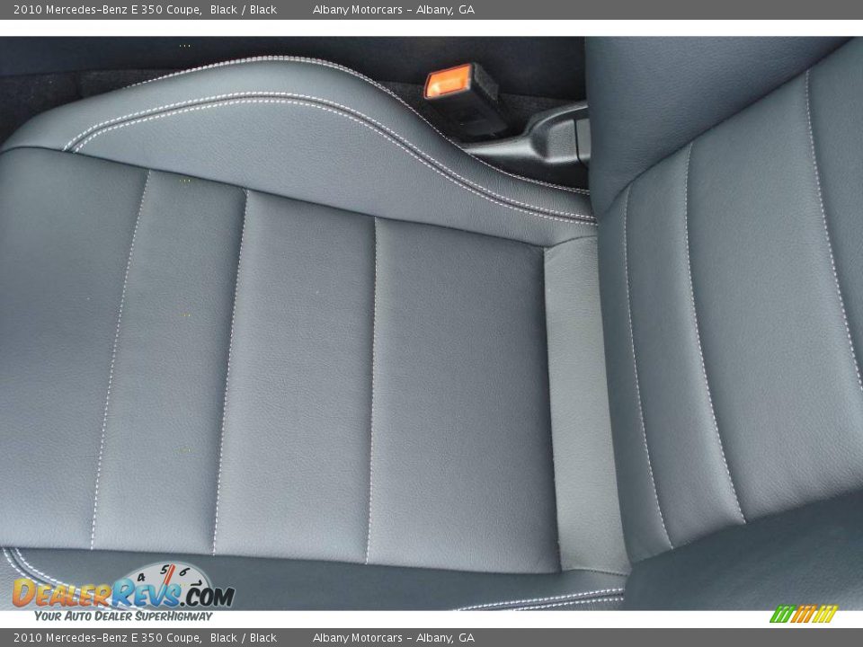 2010 Mercedes-Benz E 350 Coupe Black / Black Photo #10