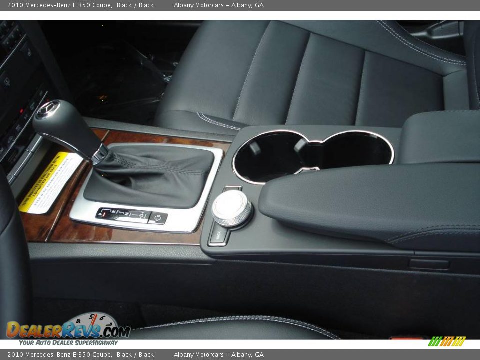 2010 Mercedes-Benz E 350 Coupe Black / Black Photo #12