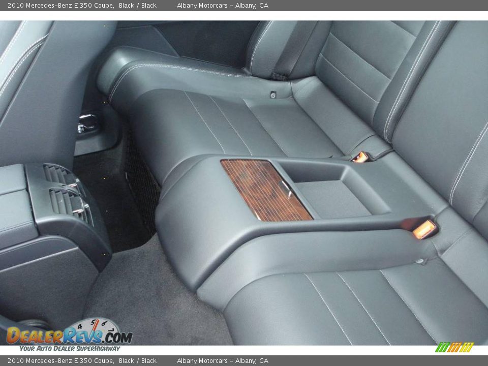 2010 Mercedes-Benz E 350 Coupe Black / Black Photo #13