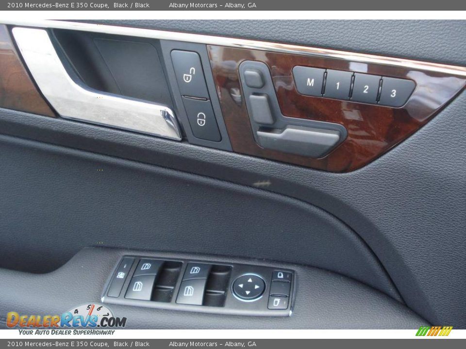2010 Mercedes-Benz E 350 Coupe Black / Black Photo #14