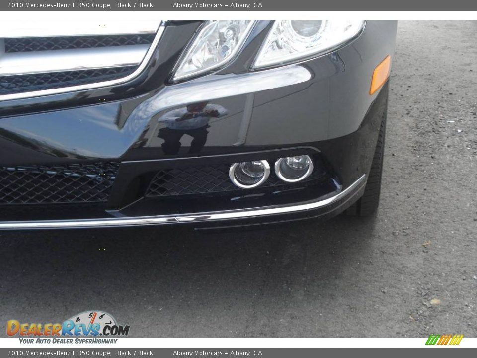 2010 Mercedes-Benz E 350 Coupe Black / Black Photo #25