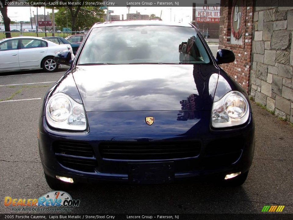 2005 Porsche Cayenne Lapis Blue Metallic / Stone/Steel Grey Photo #1