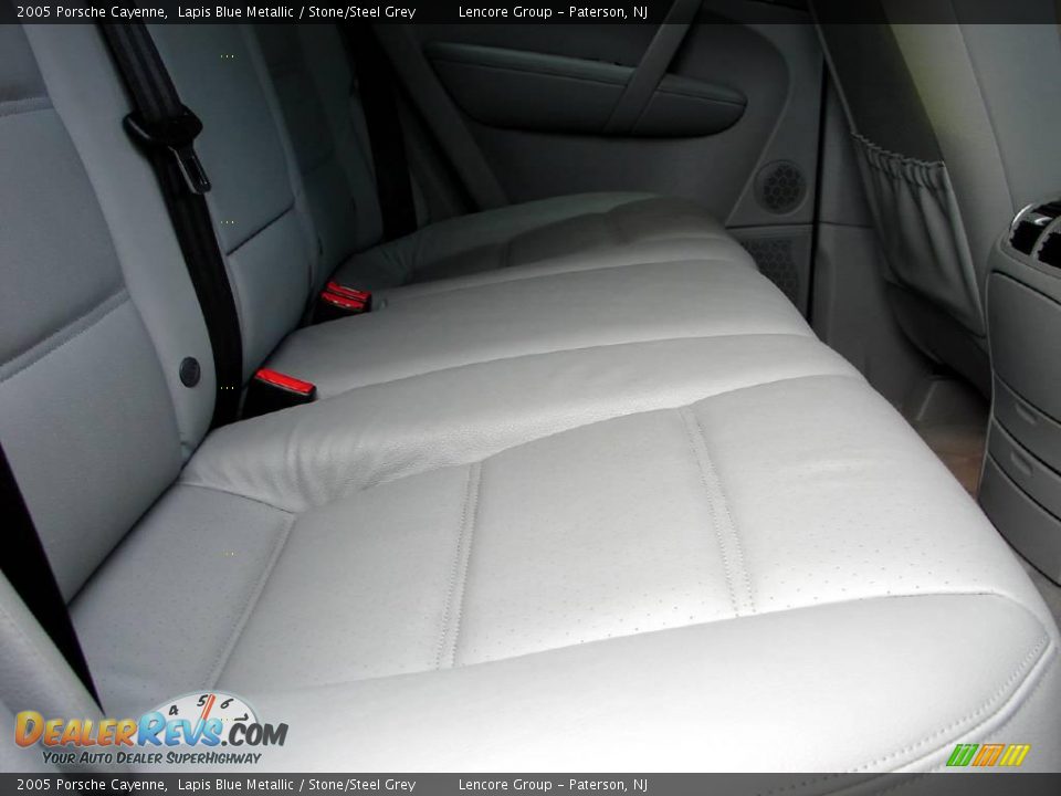 2005 Porsche Cayenne Lapis Blue Metallic / Stone/Steel Grey Photo #9