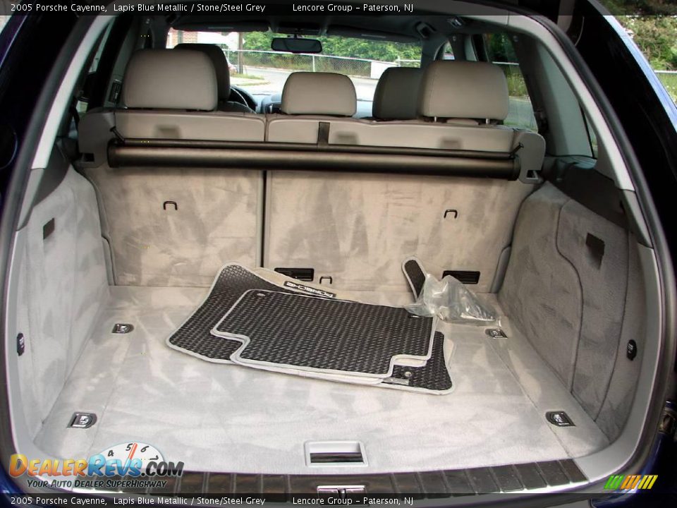 2005 Porsche Cayenne Lapis Blue Metallic / Stone/Steel Grey Photo #15