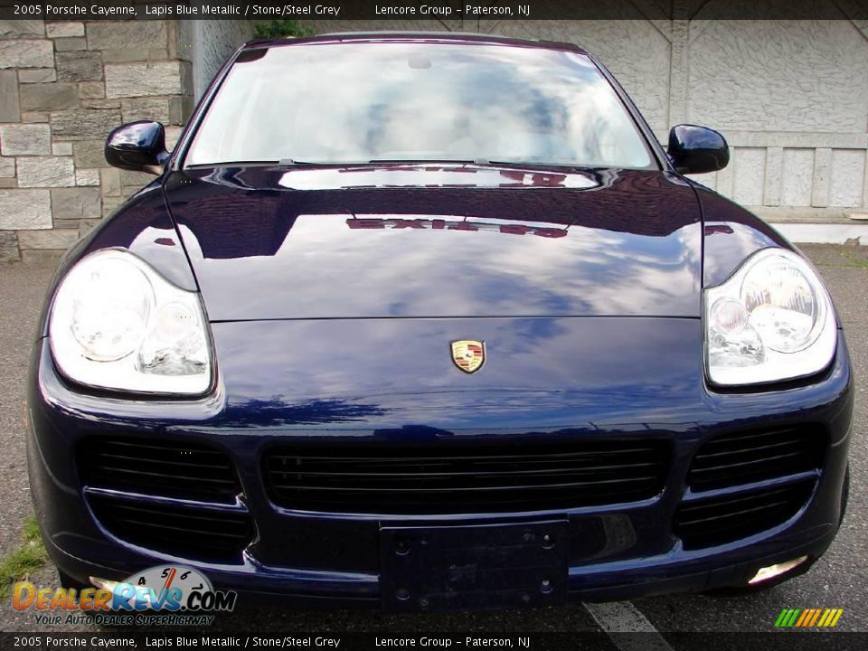 2005 Porsche Cayenne Lapis Blue Metallic / Stone/Steel Grey Photo #16