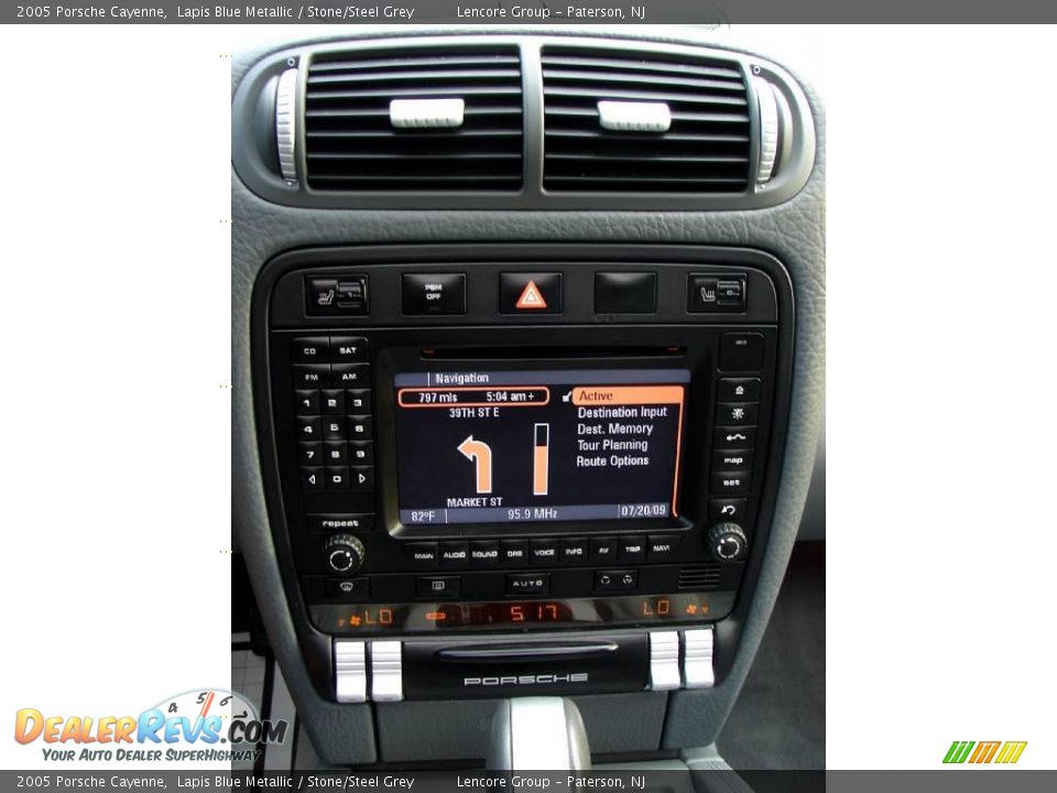 2005 Porsche Cayenne Lapis Blue Metallic / Stone/Steel Grey Photo #20