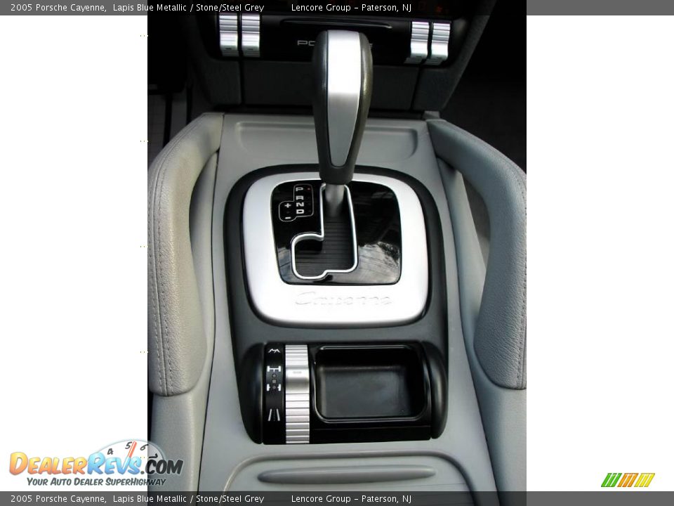 2005 Porsche Cayenne Lapis Blue Metallic / Stone/Steel Grey Photo #21