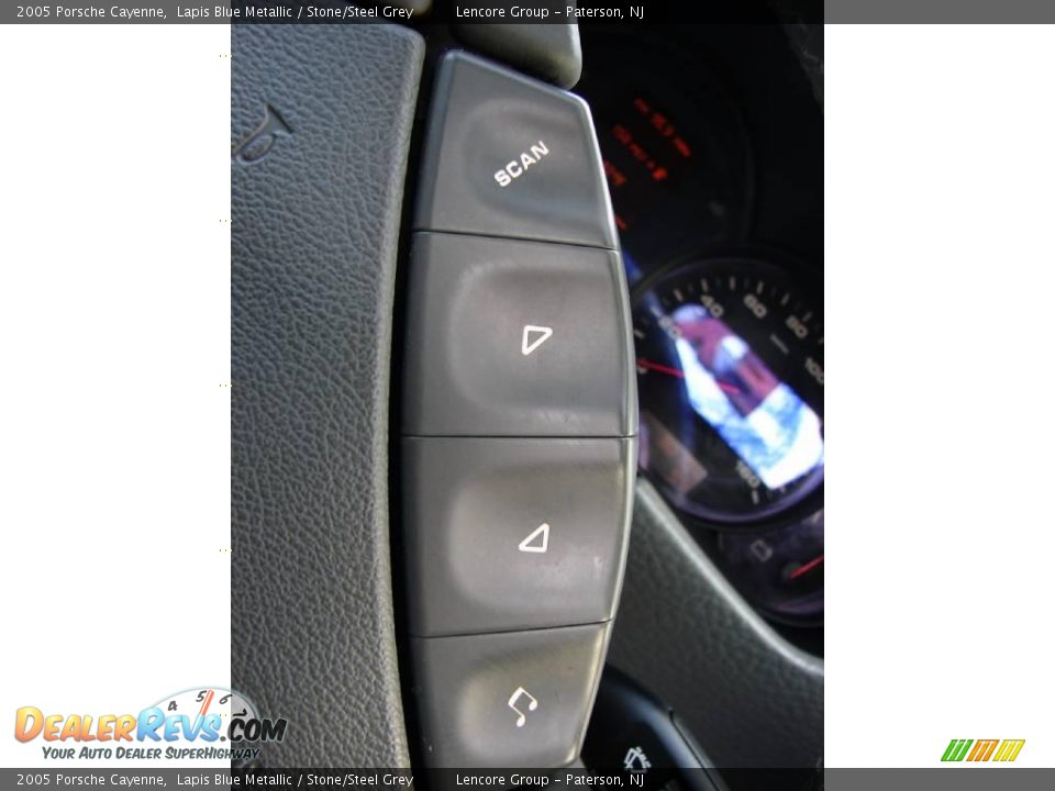 2005 Porsche Cayenne Lapis Blue Metallic / Stone/Steel Grey Photo #27
