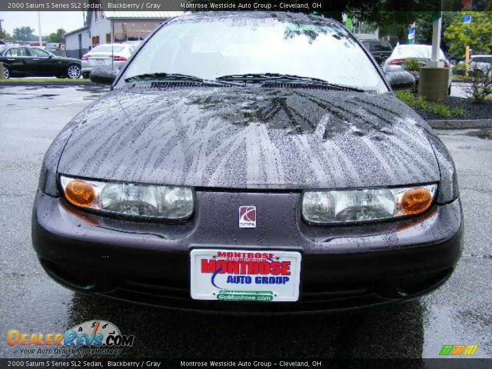 2000 Saturn S Series SL2 Sedan Blackberry / Gray Photo #8