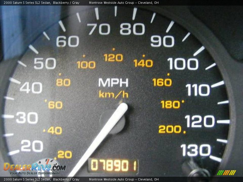 2000 Saturn S Series SL2 Sedan Blackberry / Gray Photo #18