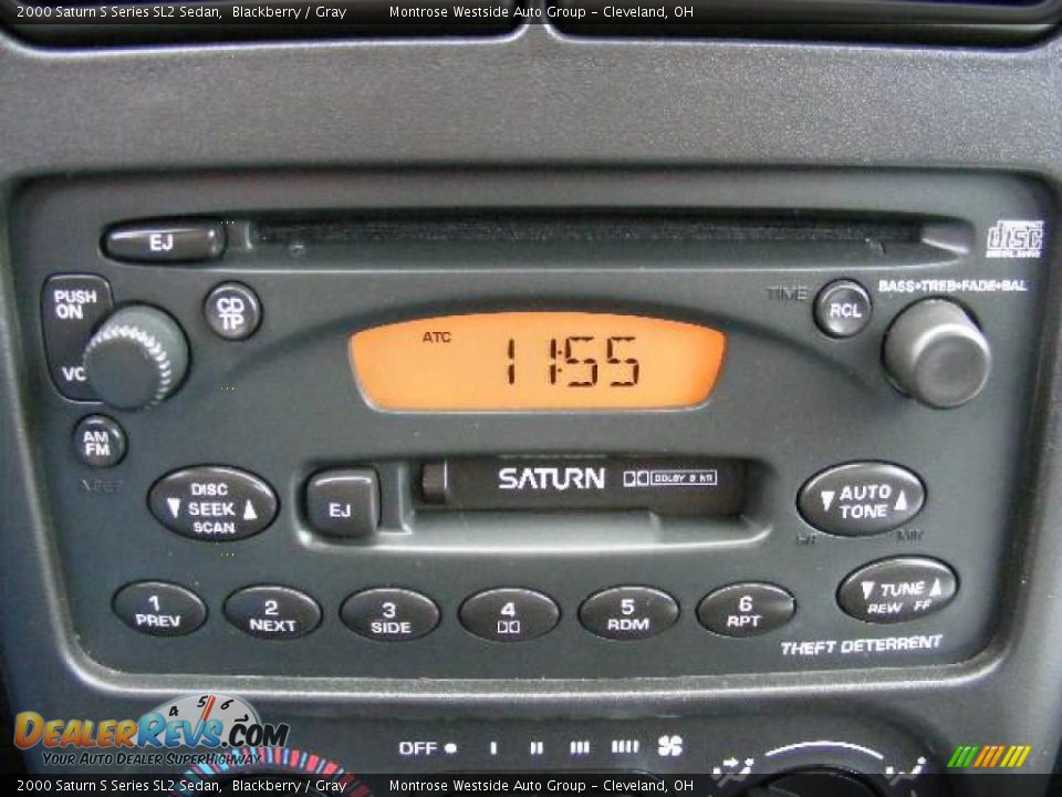 2000 Saturn S Series SL2 Sedan Blackberry / Gray Photo #20