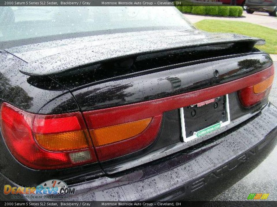 2000 Saturn S Series SL2 Sedan Blackberry / Gray Photo #27