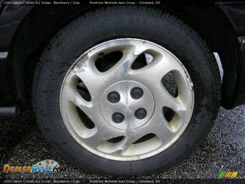 2000 Saturn S Series SL2 Sedan Blackberry / Gray Photo #28
