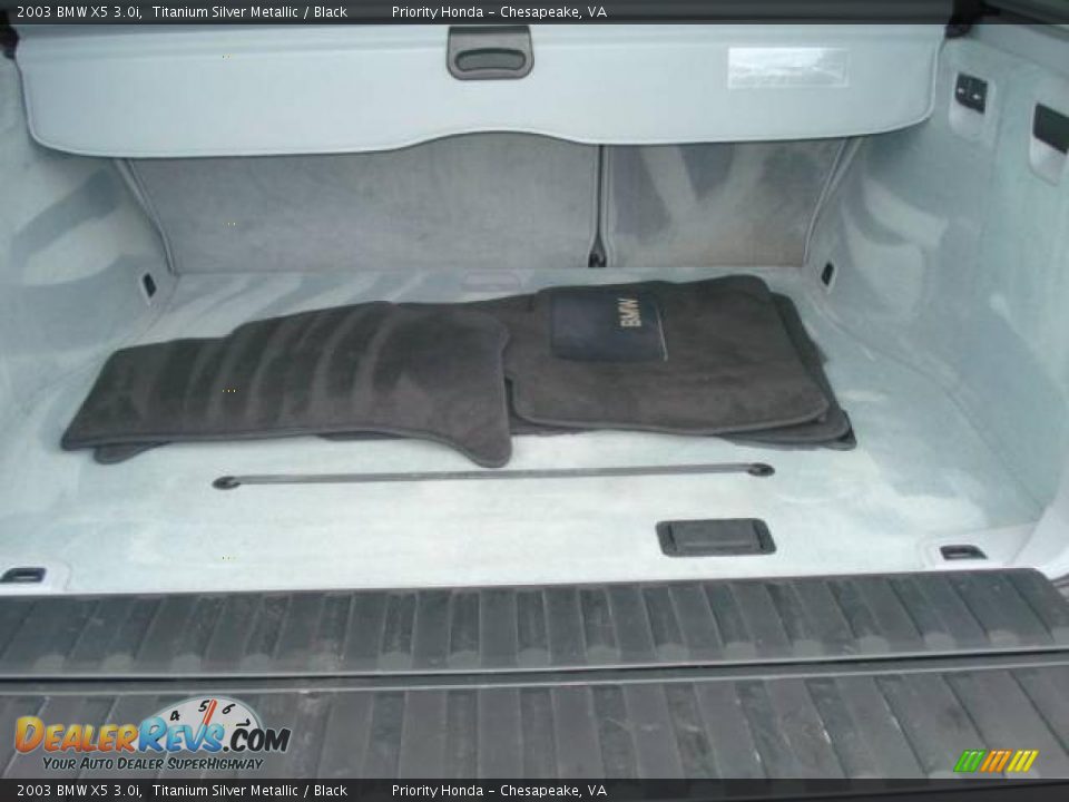 2003 BMW X5 3.0i Titanium Silver Metallic / Black Photo #13