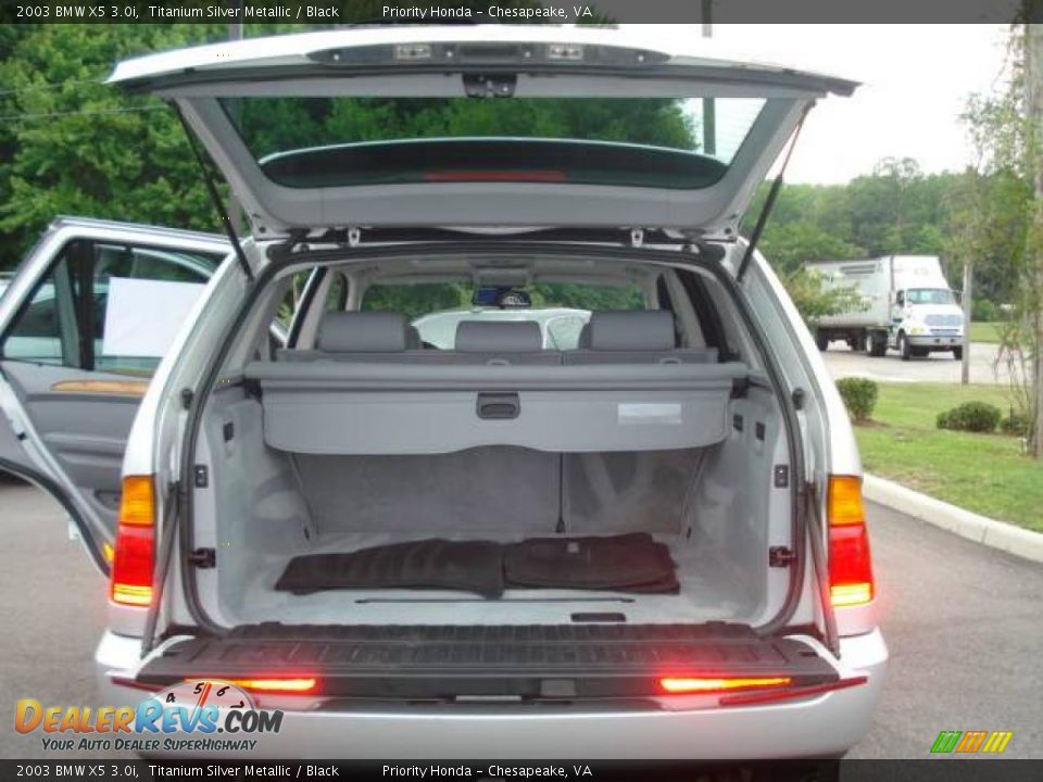 2003 BMW X5 3.0i Titanium Silver Metallic / Black Photo #14