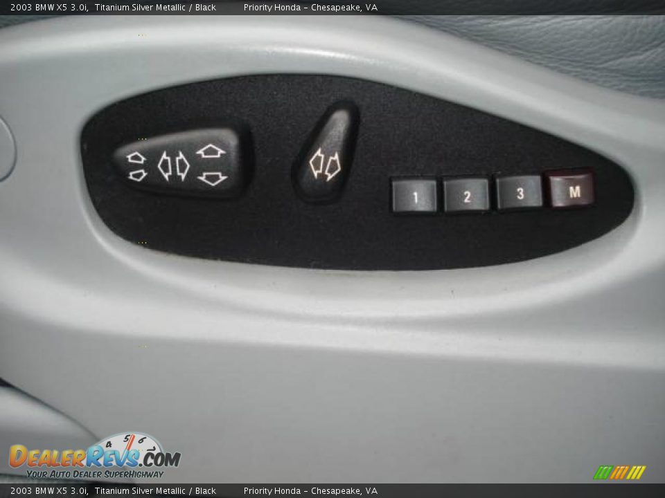2003 BMW X5 3.0i Titanium Silver Metallic / Black Photo #18
