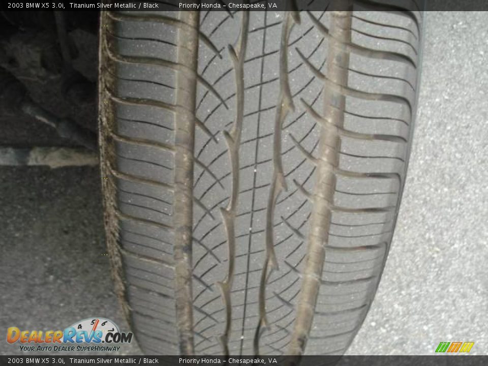 2003 BMW X5 3.0i Titanium Silver Metallic / Black Photo #24