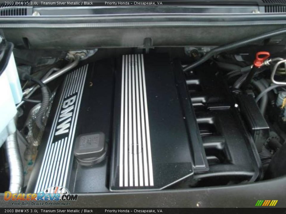 2003 BMW X5 3.0i Titanium Silver Metallic / Black Photo #25