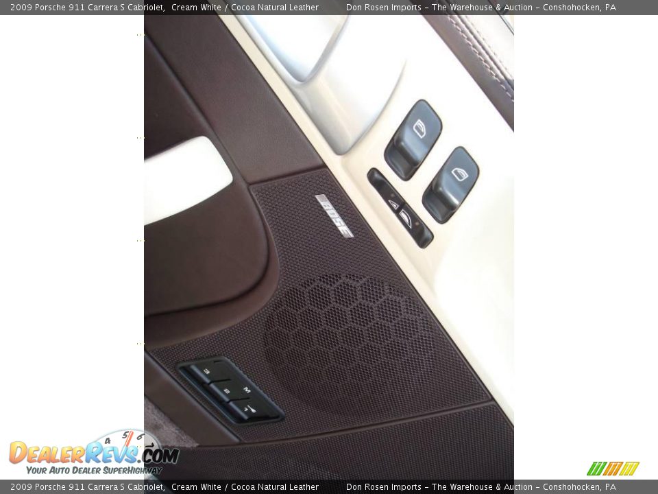 2009 Porsche 911 Carrera S Cabriolet Cream White / Cocoa Natural Leather Photo #14