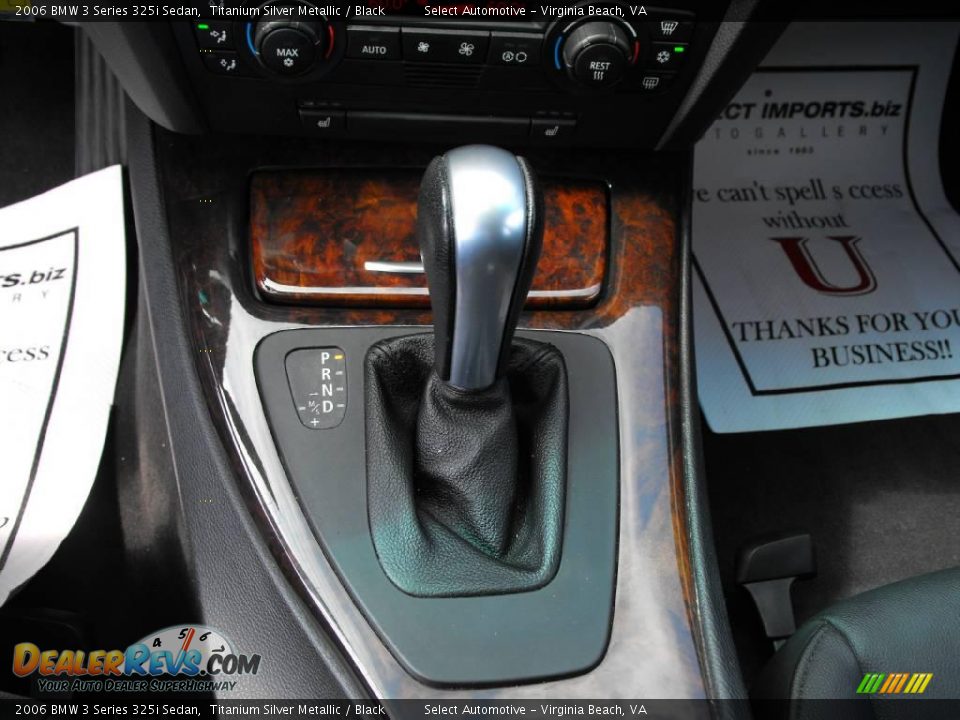 2006 BMW 3 Series 325i Sedan Titanium Silver Metallic / Black Photo #27