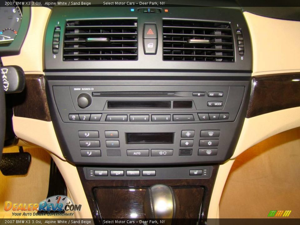 2007 BMW X3 3.0si Alpine White / Sand Beige Photo #10