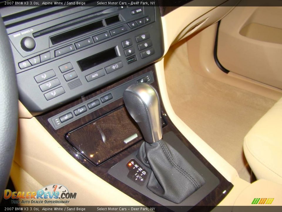 2007 BMW X3 3.0si Alpine White / Sand Beige Photo #11