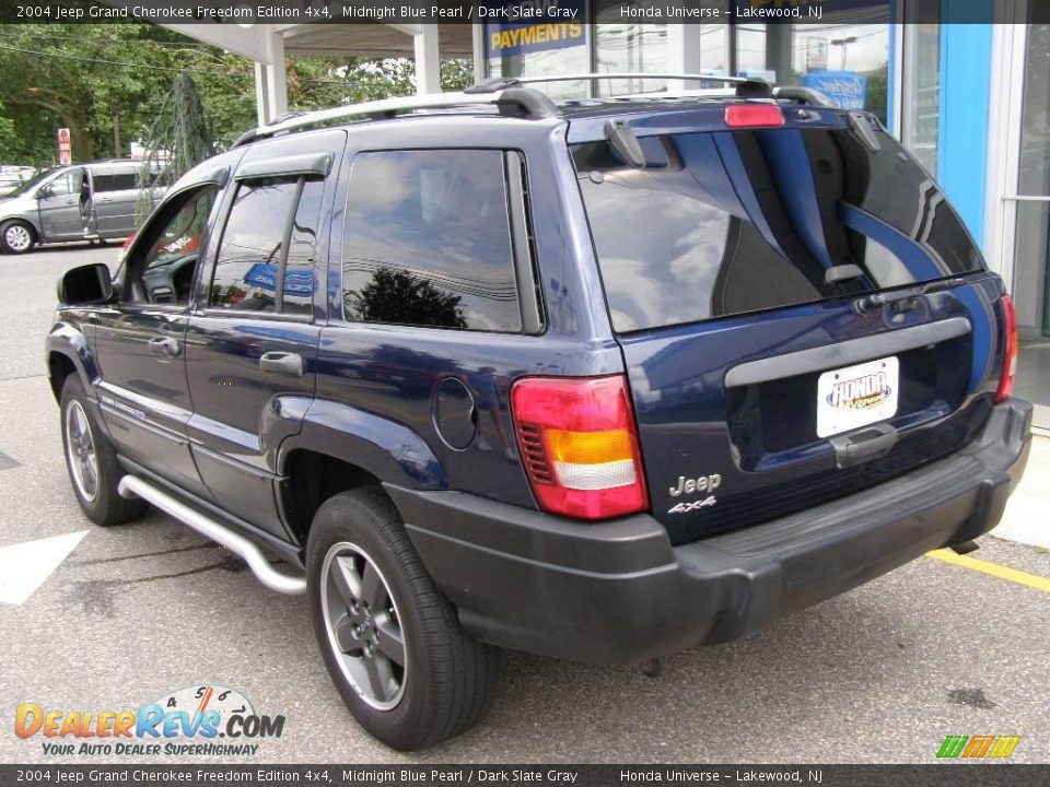 2004 Jeep Grand Cherokee Freedom Edition 4x4 Midnight Blue Pearl / Dark Slate Gray Photo #4