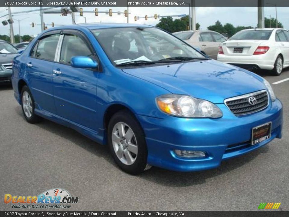 2007 toyota corolla speedway blue #6